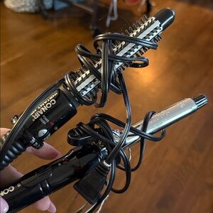 Conair Black and Silver Hair Styling Tools